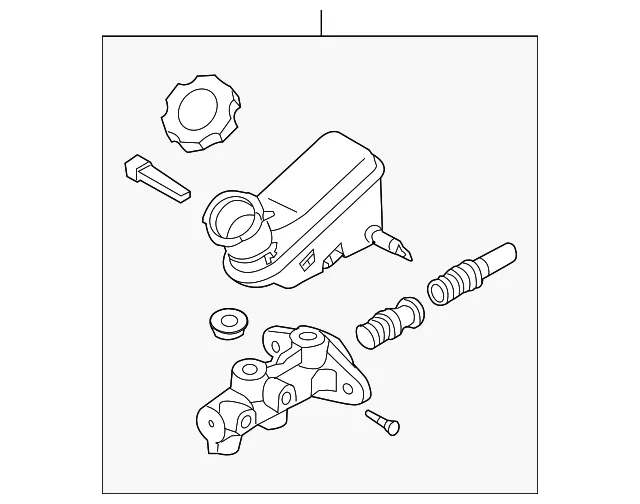 Master Cylinder - Kia (58510-2K820)