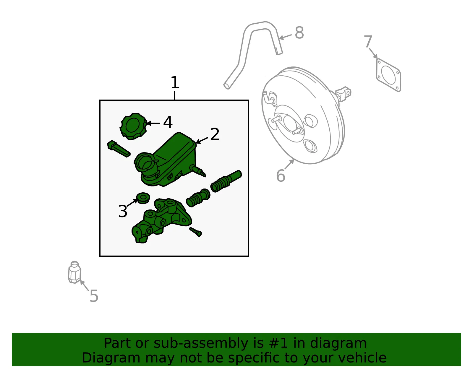 Master Cylinder - Kia (58510-2K820) - view 2