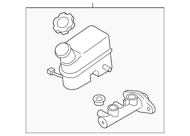Master Cylinder - Kia (58510-2T280)