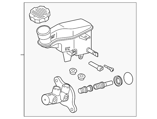 Master Cylinder - Kia (58510-A7200)