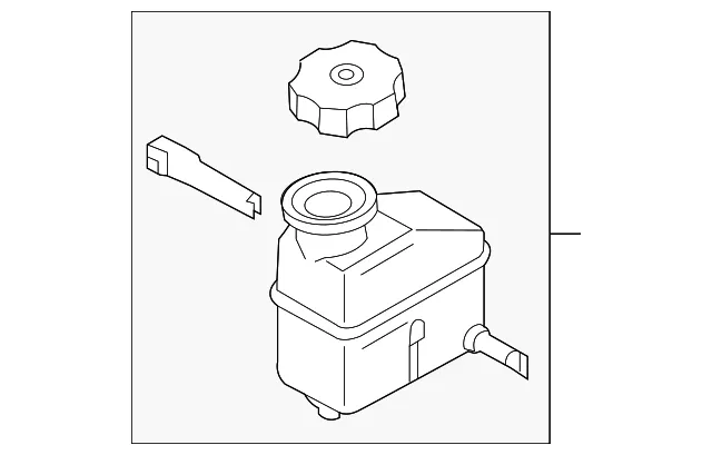 Master Cylinder Reservoir - Kia (58511-2L300-DS)