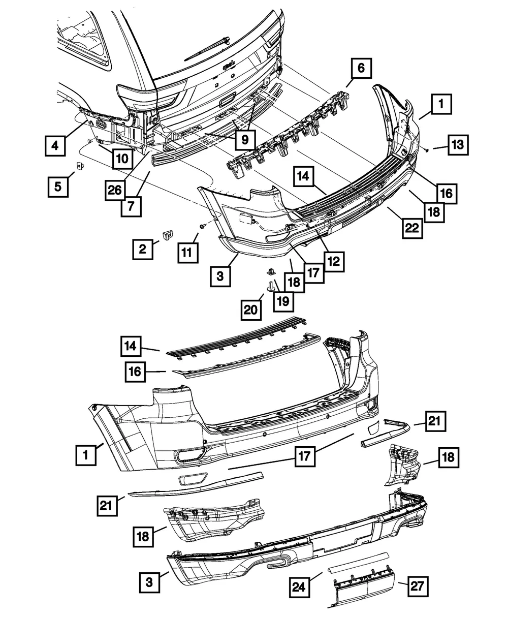 Step Pad Surround - Mopar (5XV41NTZAB) - view 6