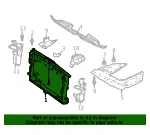 Radiator Support Panel - Nissan (62500-5AA1A) - view 5