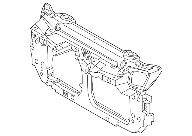 Radiator Support Panel - Nissan (62510-CD100) - view 2