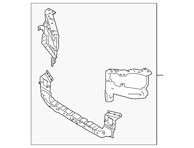 Radiator Support - Kia (64100-3F700)
