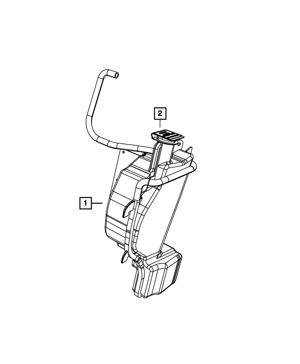 Coolant Recovery Bottle - Mopar (68050749AA) - view 8