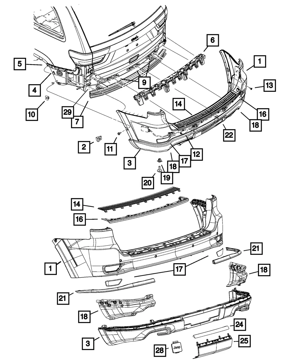 Step Pad Surround - Mopar (6CG07SZ0AB) - view 11