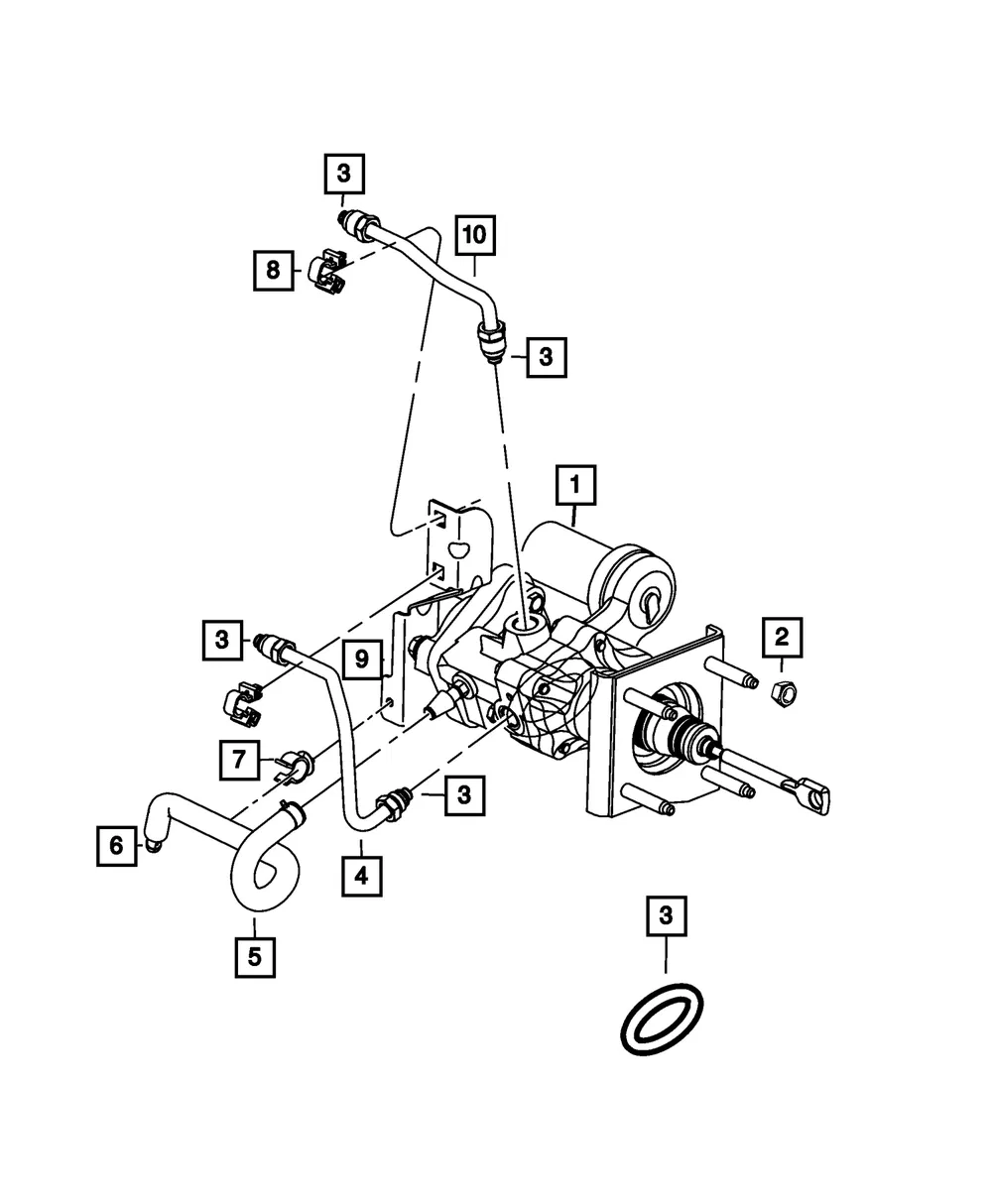 Power Brake Hydro-Booster - Mopar (68144663ab) - view 3