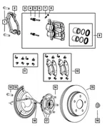 Disc Brake Caliper - Mopar (68157610ab) - view 9
