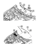 Front Wiper Blade, Right - Mopar (68194930ab) - view 10