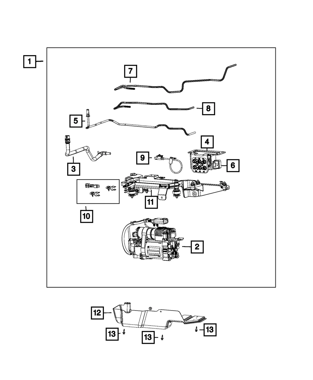 Compressor Bracket Kit - Mopar (68568479aa)