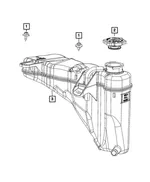 Coolant Recovery Bottle - Mopar (68237637AB) - view 12