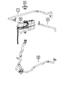 Coolant Reservoir - Mopar (68251840ac) - view 6
