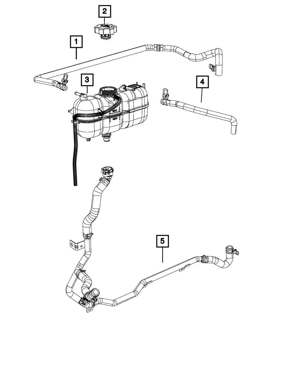 Coolant Reservoir - Mopar (68251840ac) - view 5
