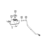 Coolant Reservoir - Mopar (68289857AA) - view 6