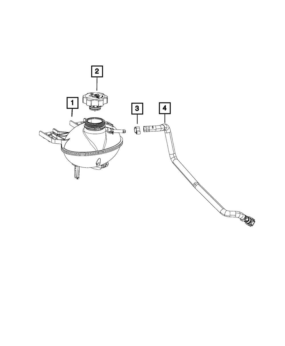 Coolant Reservoir - Mopar (68289857AA) - view 5