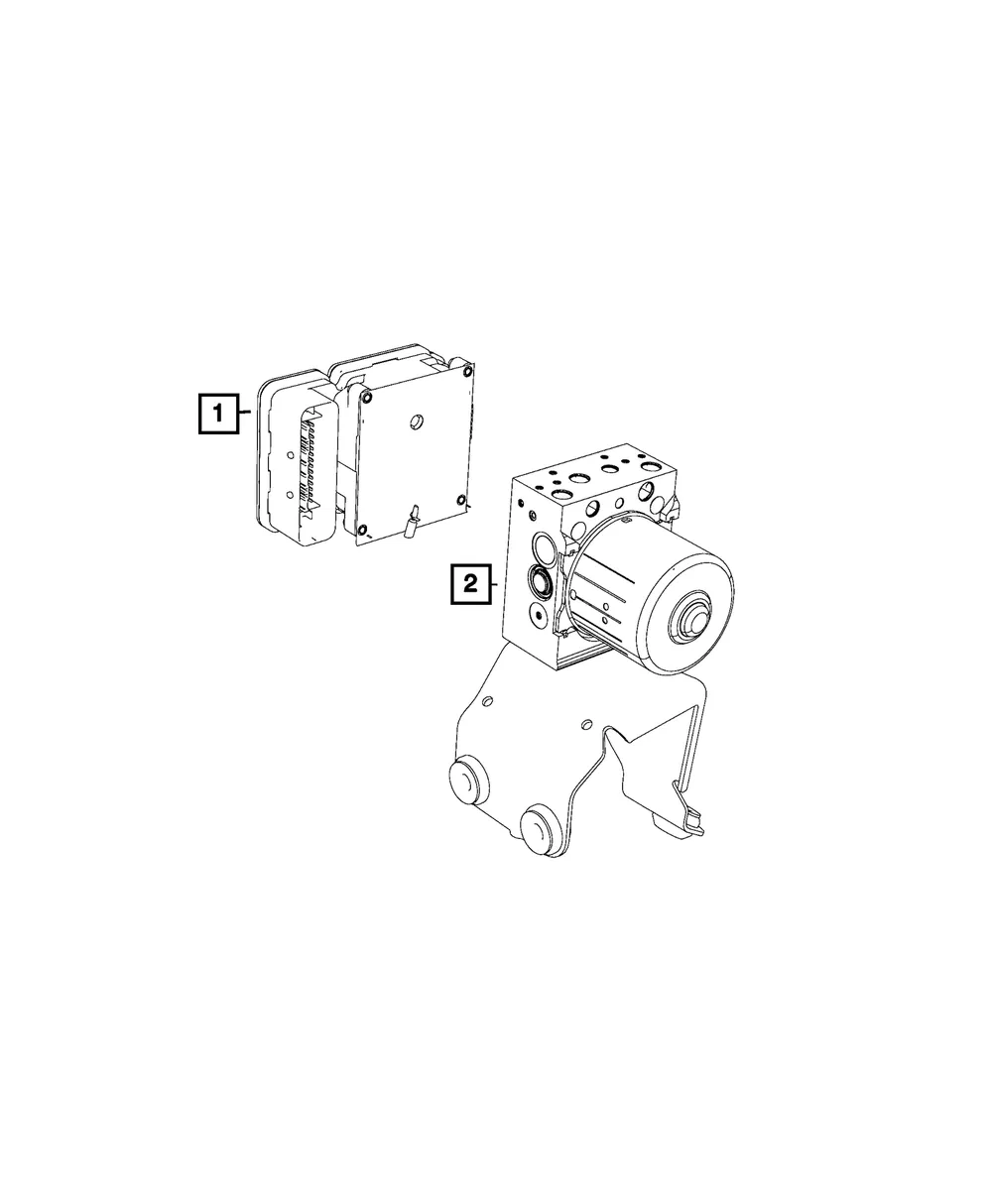 Anti-Lock Brake System Module - Mopar (68295368AD) - view 5