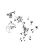 Anti-Lock Brake Control Unit - Mopar (68354154AA) - view 10