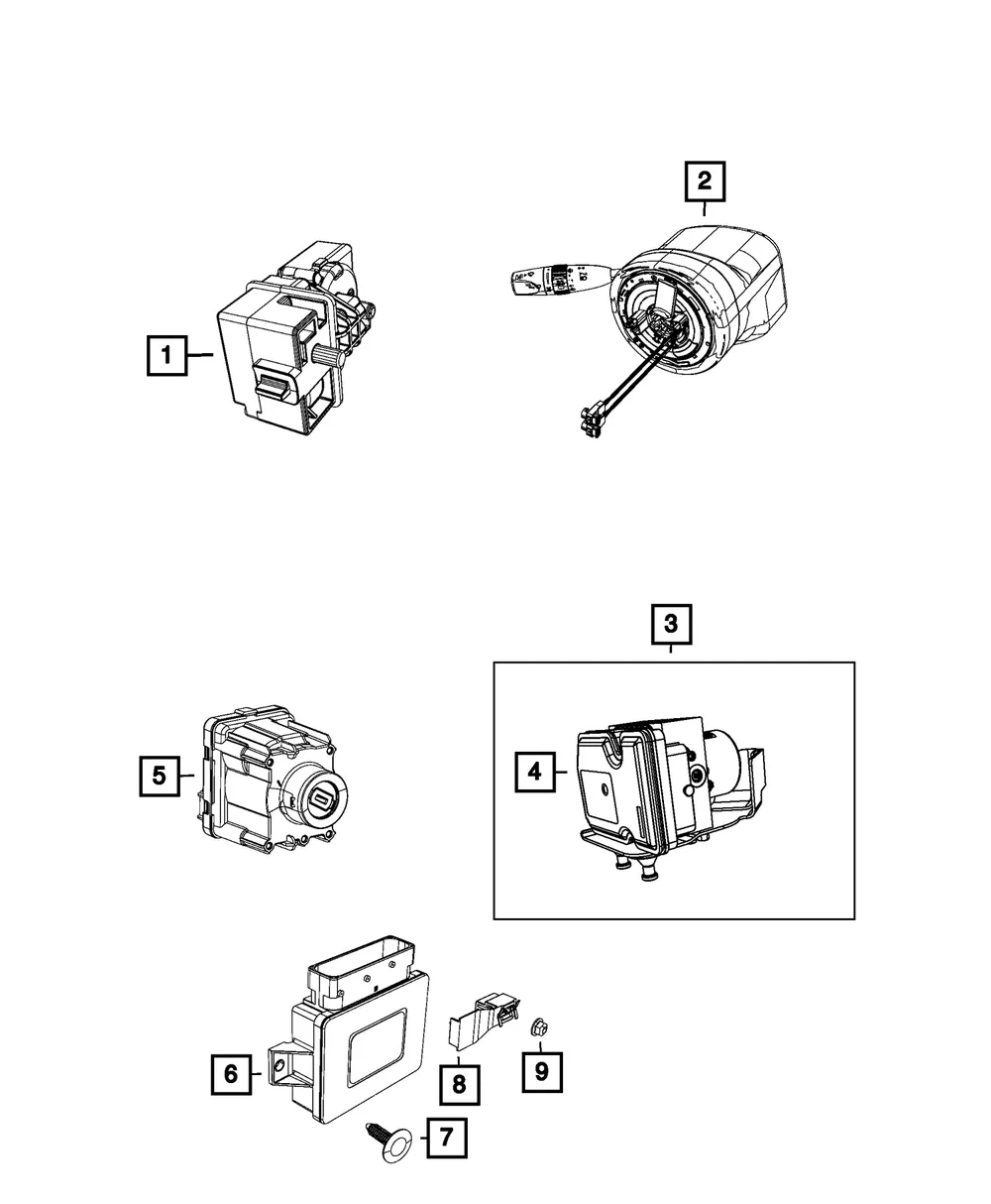 Anti-Lock Brake System Module - Mopar (68373860ac)