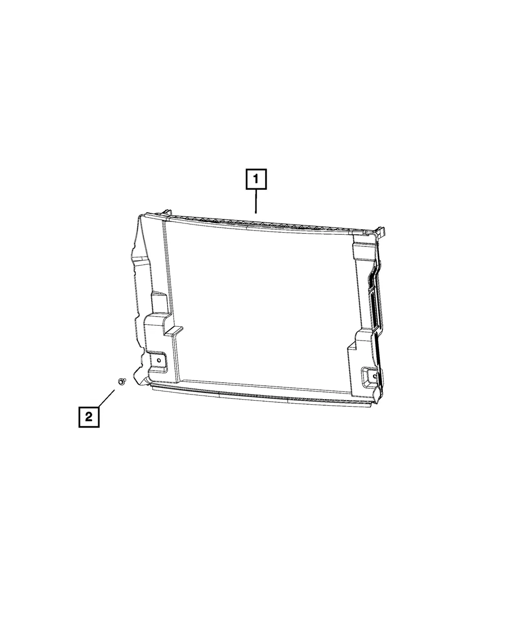 Radiator Shroud - Mopar (68467548aa)