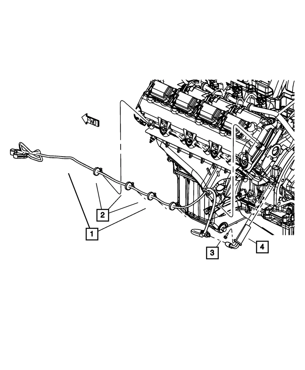 Engine Block Heater Cord - Mopar (68409909AC)