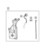 Coolant Reservoir - Mopar (68425453ab) - view 3
