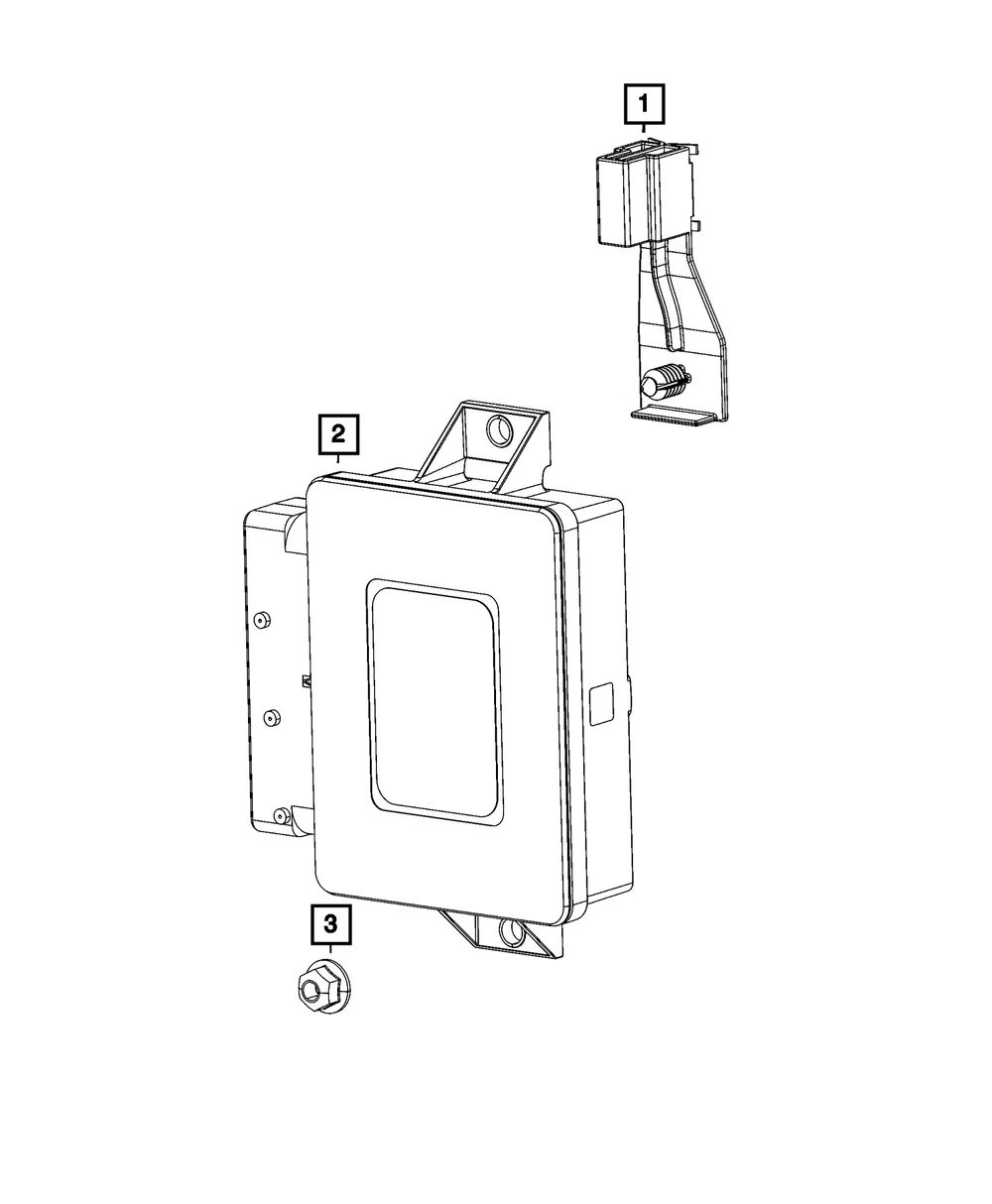 Parking Brake Module - Mopar (68495738aa)