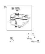 Coolant Recovery Bottle - Mopar (68447874ab) - view 4