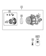 Air Conditioning Compressor - Mopar (68481137ac) - view 5
