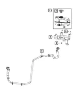 Coolant Recovery Bottle - Mopar (68519243aa) - view 3