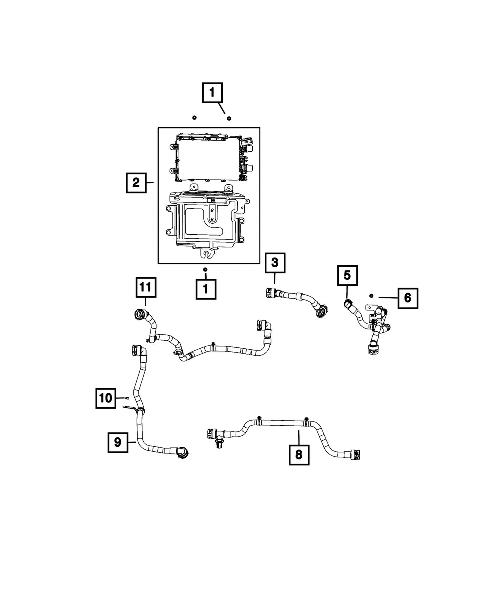 Electric Coolant Heater - Mopar (68590756AF)