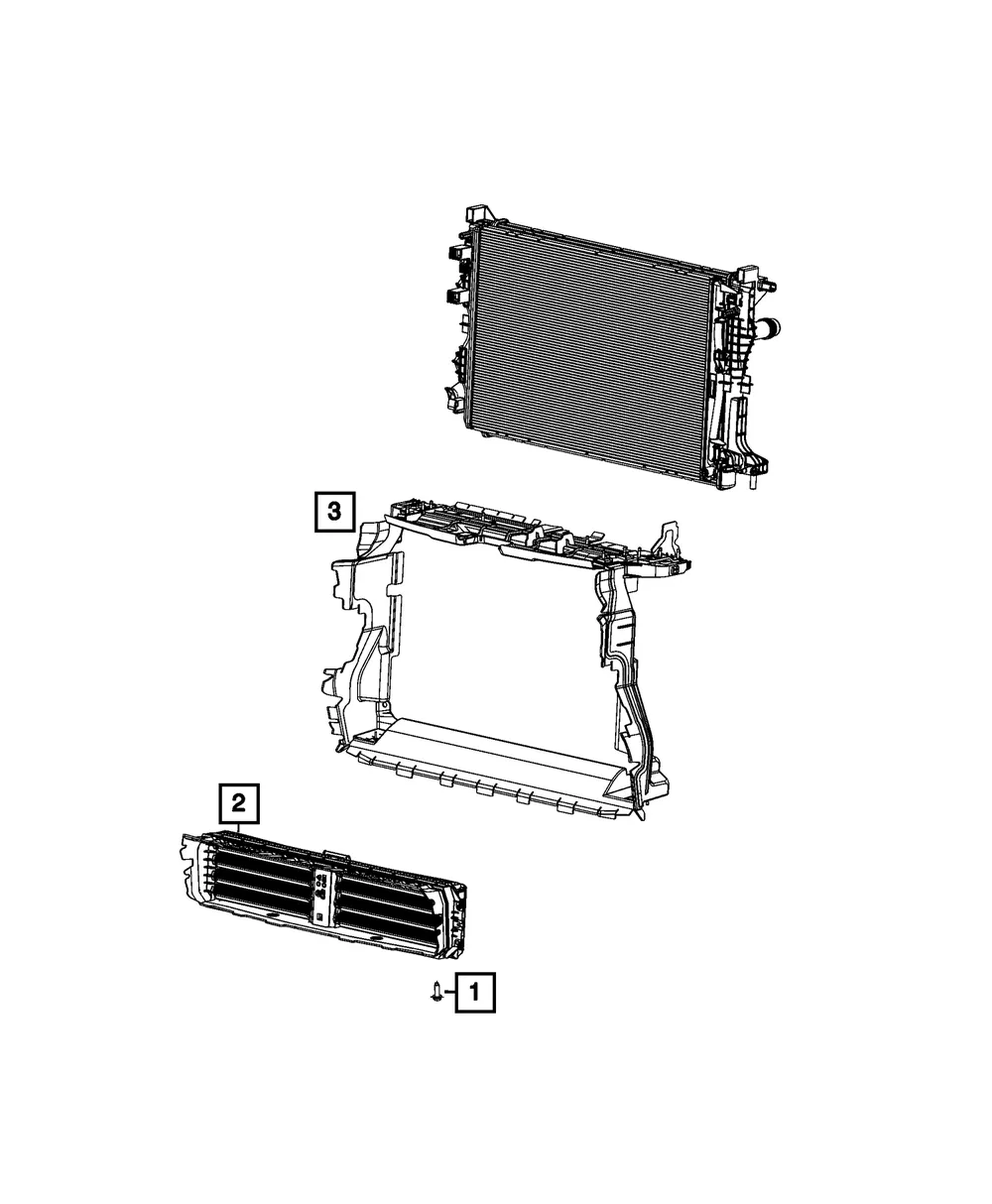 Radiator Shroud - Mopar (68625396aa)