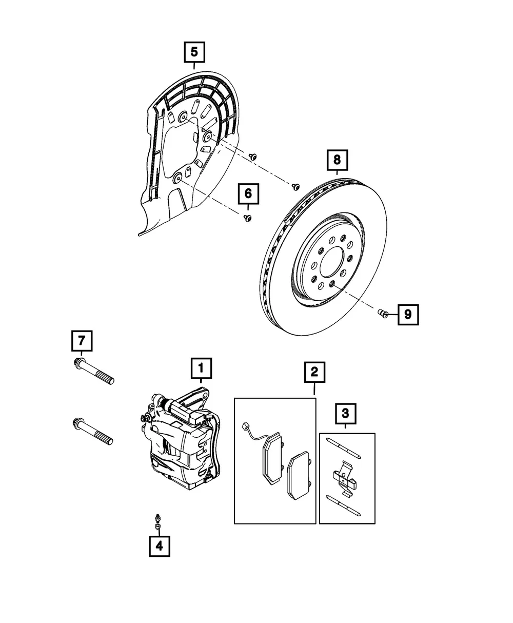 Brake Shield, Right - Mopar (68638460AA)