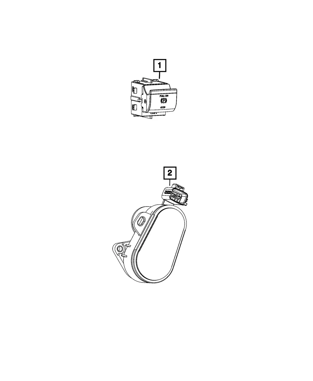 Parking Brake Switch - Mopar (7MJ19DX8AA)