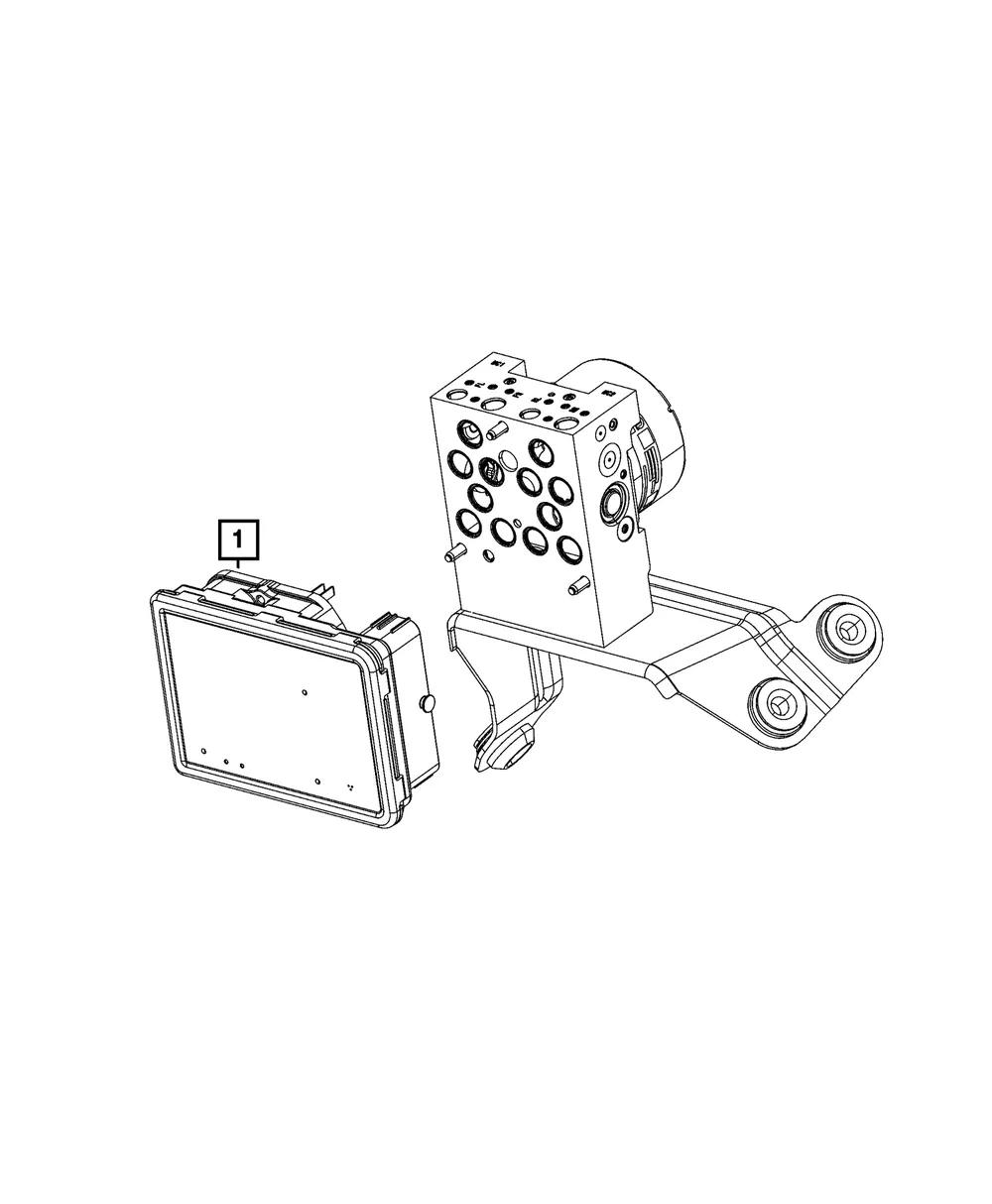 Anti-Lock Brake System Module - Mopar (68738283AA)