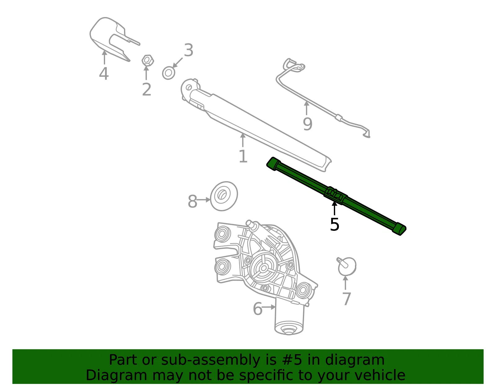 Wiper Blade - Volvo (80000063) - view 2