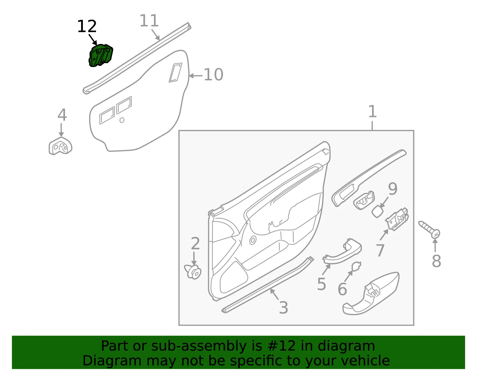 Impact Pad - Kia (82393-1M000) - view 2