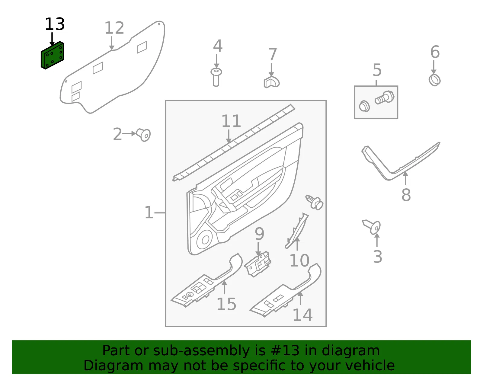 Impact Pad - Kia (82393-1M210) - view 2