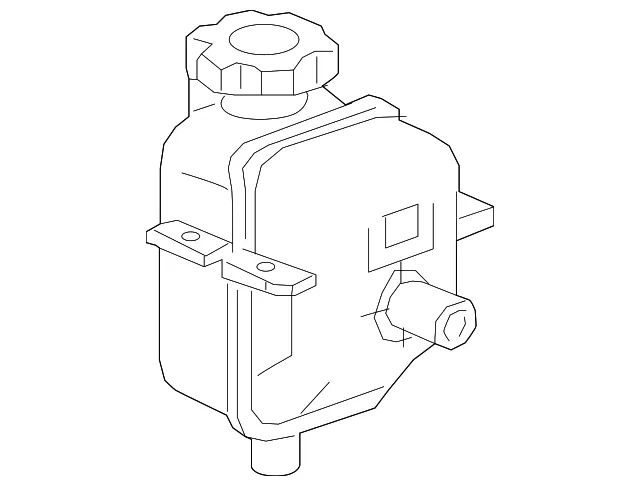 Radiator Surge Tank - GM (84012209) - view 3
