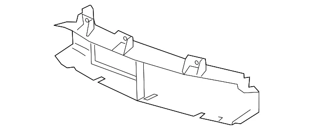 Front Lower Radiator Air Baffle - GM (84443947) - view 2
