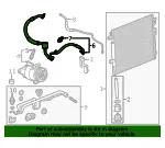 Air Conditioning Compressor Hose - GM (84553818) - view 7