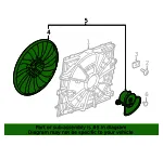 Engine Cooling Fan Motor - GM (84075447) - view 7