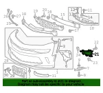 Air Duct - Driver's Side (LH) - GM (84078625) - view 7