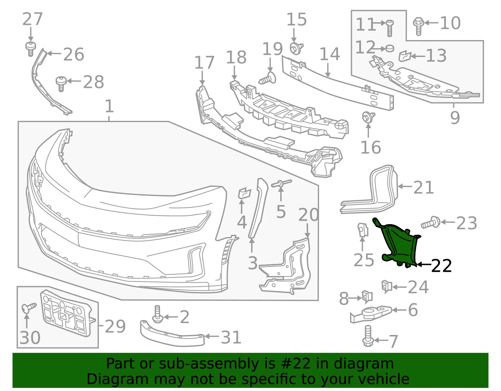 Air Duct - Driver's Side (LH) - GM (84112310) - view 4