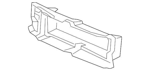 Front Lower Radiator Air Baffle - GM (84126427) - view 3