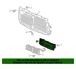 Front Lower Radiator Air Baffle - GM (84126427) - view 6