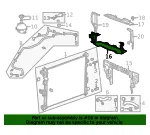 Front Lower Radiator Air Baffle - GM (84447967) - view 5