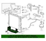 Front Lower Radiator Air Baffle - GM (84160579) - view 6