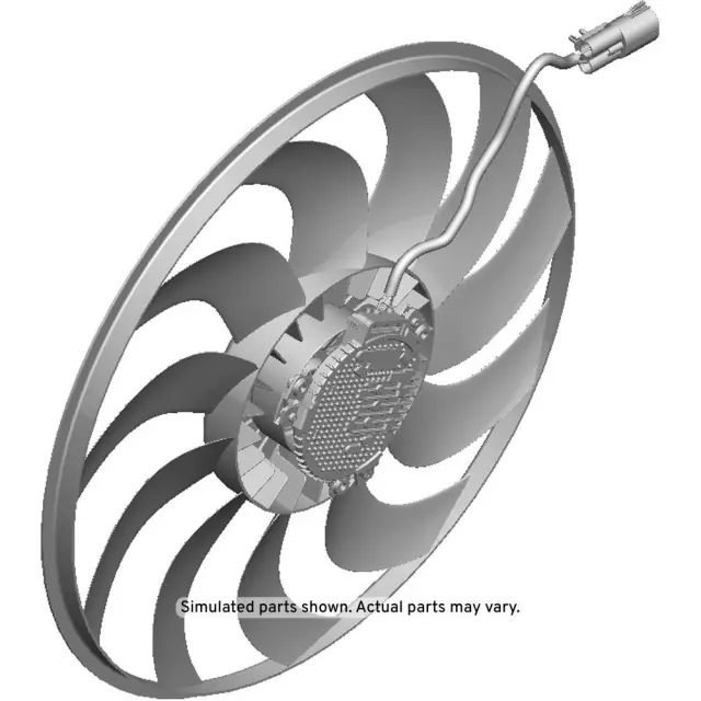 Engine Cooling Fan Blade - GM (84188461) - view 4