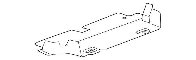 Lower Radiator Air Baffle - GM (84207312) - view 3